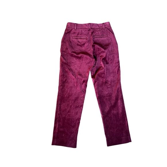 Boden NWT Women's Red Kew Velvet Pants MSRP $160 Size 8R - Picture 7 of 7